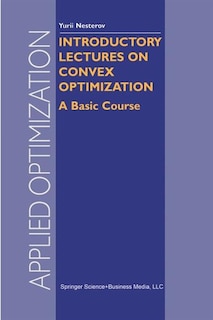 Couverture_Introductory Lectures on Convex Optimization