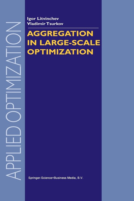 Front cover_Aggregation in Large-Scale Optimization
