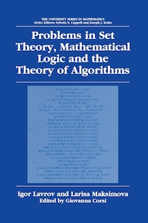 Front cover_Problems in Set Theory, Mathematical Logic and the Theory of Algorithms