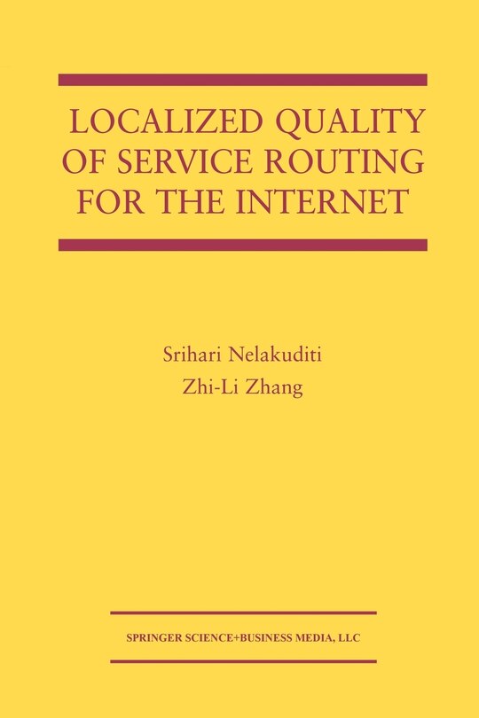 Couverture_Localized Quality Of Service Routing For The Internet