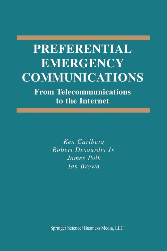 Couverture_Preferential Emergency Communications