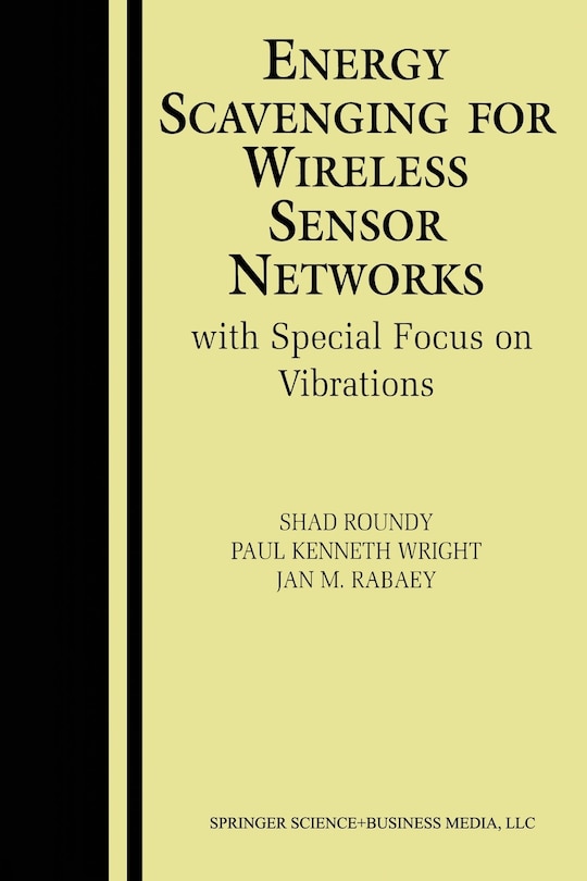 Front cover_Energy Scavenging for Wireless Sensor Networks