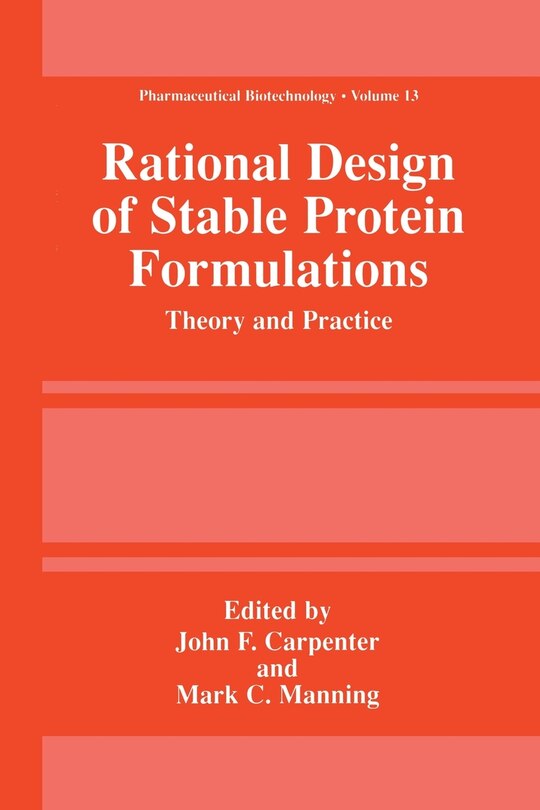 Front cover_Rational Design of Stable Protein Formulations