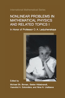 Front cover_Nonlinear Problems in Mathematical Physics and Related Topics I