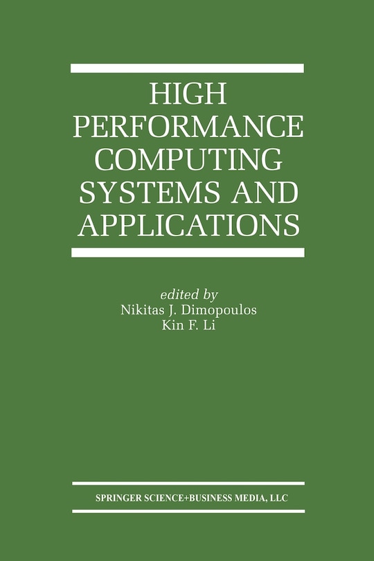 Front cover_High Performance Computing Systems And Applications