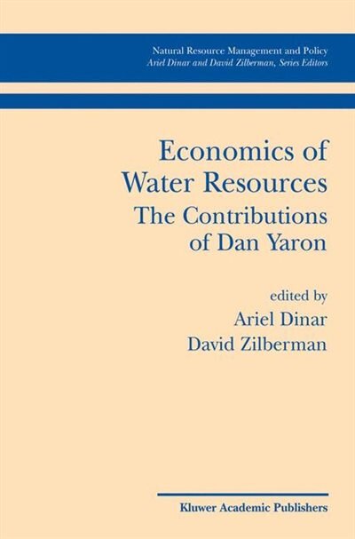 Couverture_Economics of Water Resources The Contributions of Dan Yaron