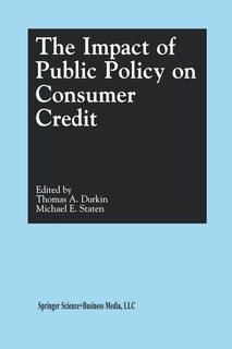 Front cover_The Impact of Public Policy on Consumer Credit