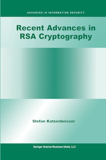 Front cover_Recent Advances In Rsa Cryptography