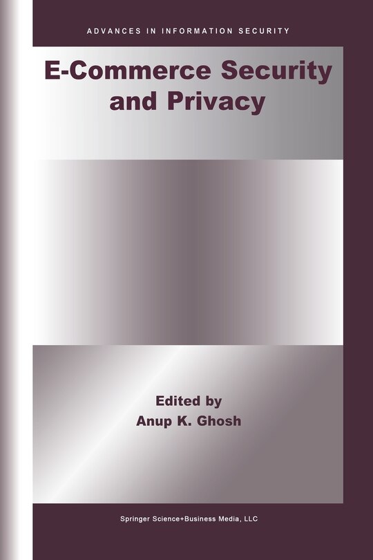 Front cover_E-commerce Security And Privacy