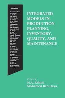 Front cover_Integrated Models in Production Planning, Inventory, Quality, and Maintenance