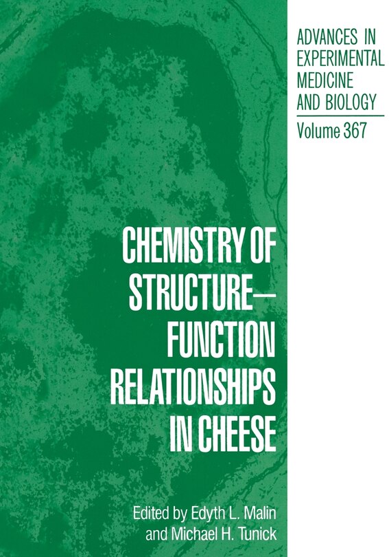 Front cover_Chemistry of Structure-Function Relationships in Cheese