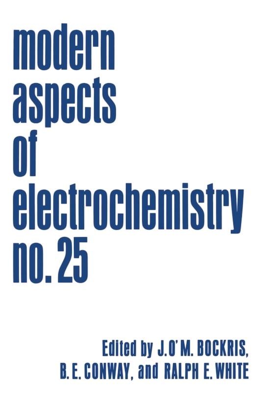 Front cover_Modern Aspects of Electrochemistry