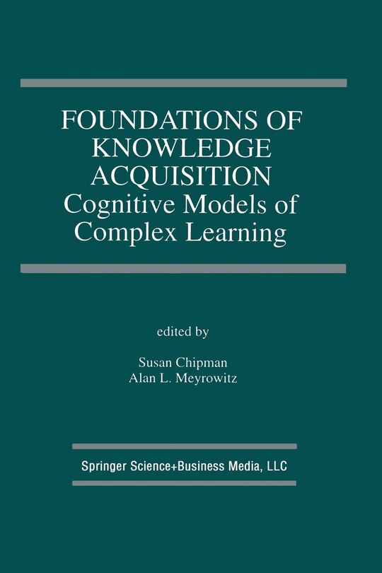 Front cover_Foundations of Knowledge Acquisition