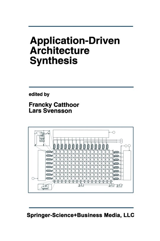 Couverture_Application-Driven Architecture Synthesis