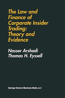 Couverture_The Law And Finance Of Corporate Insider Trading