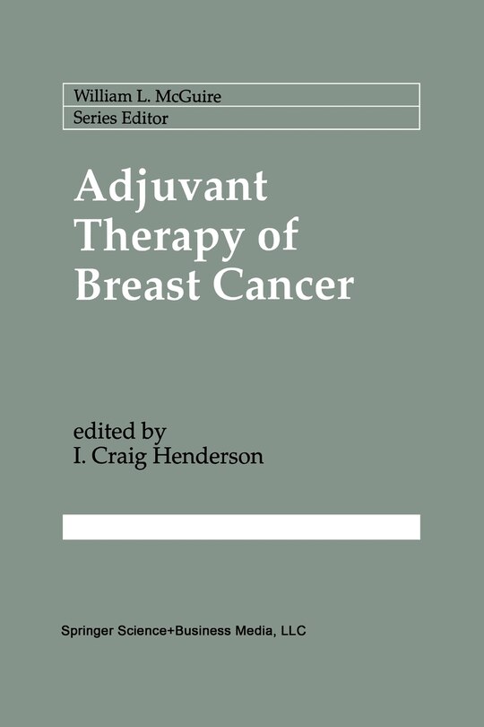 Front cover_Adjuvant Therapy of Breast Cancer