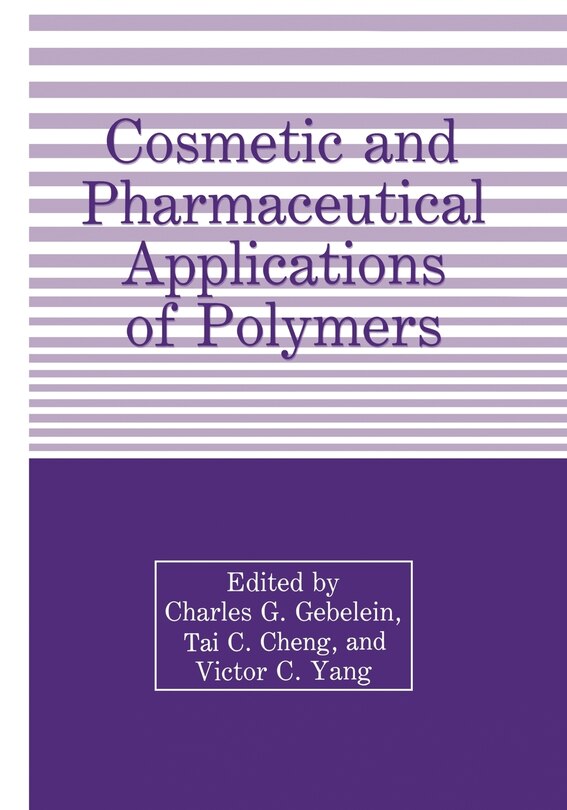 Front cover_Cosmetic and Pharmaceutical Applications of Polymers
