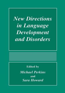 Couverture_New Directions In Language Development And Disorders