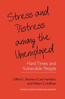Front cover_Stress and Distress among the Unemployed