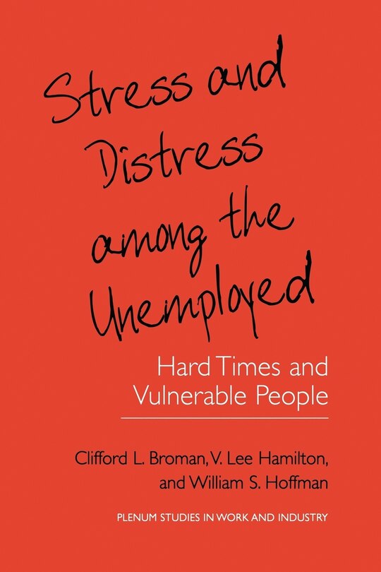 Front cover_Stress and Distress among the Unemployed