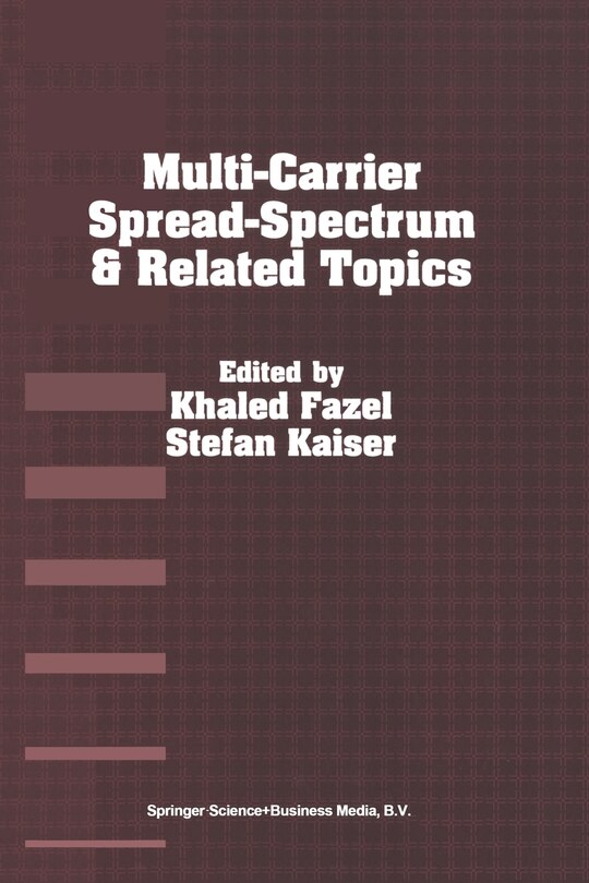 Couverture_Multi-carrier Spread Spectrum And Related Topics