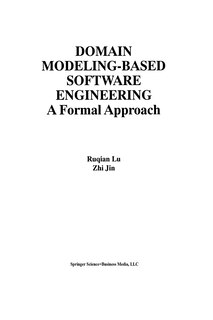 Front cover_Domain Modeling-based Software Engineering