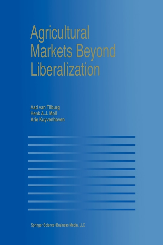 Front cover_Agricultural Markets Beyond Liberalization