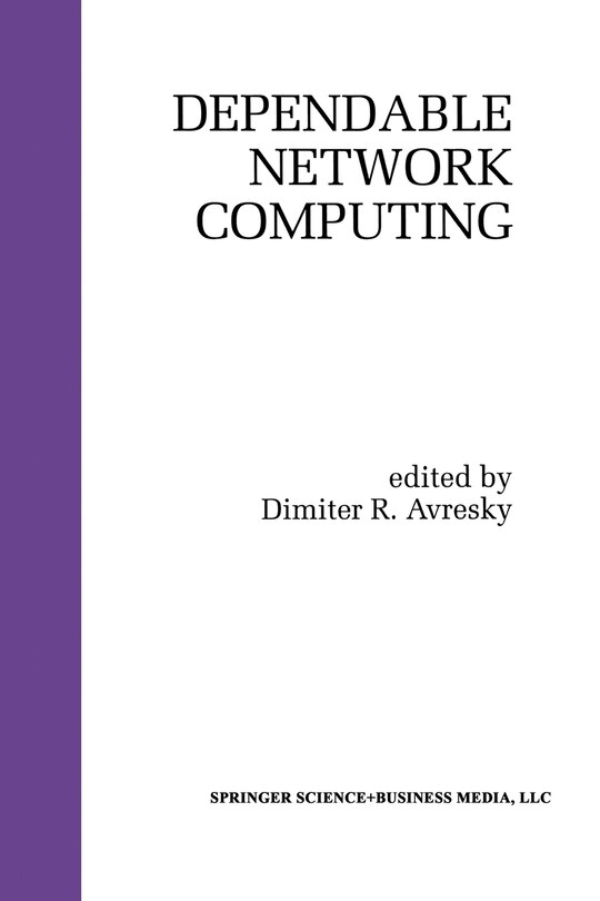Couverture_Dependable Network Computing
