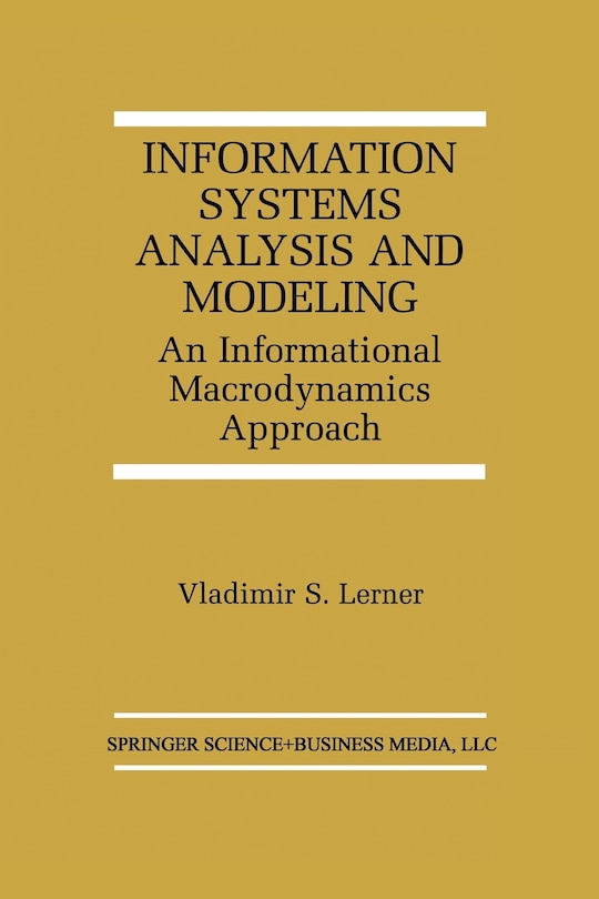 Front cover_Information Systems Analysis and Modeling