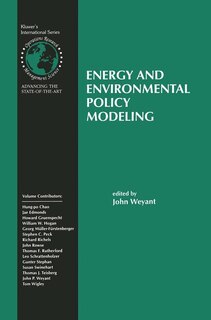 Front cover_Energy and Environmental Policy Modeling