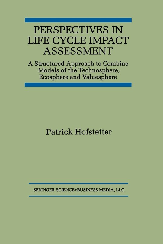 Front cover_Perspectives in Life Cycle Impact Assessment