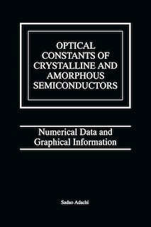 Couverture_Optical Constants of Crystalline and Amorphous Semiconductors