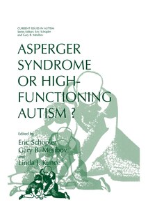 Front cover_Asperger Syndrome or High-Functioning Autism?