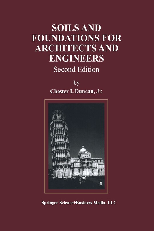 Front cover_Soils and Foundations for Architects and Engineers