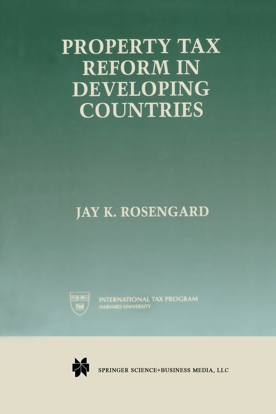 Front cover_Property Tax Reform in Developing Countries