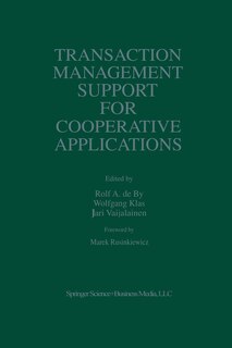 Front cover_Transaction Management Support For Cooperative Applications