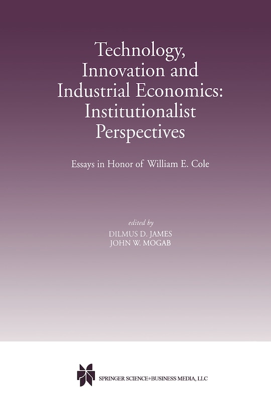 Couverture_Technology, Innovation And Industrial Economics