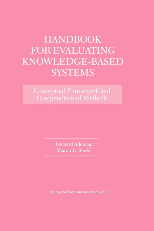 Front cover_Handbook for Evaluating Knowledge-Based Systems