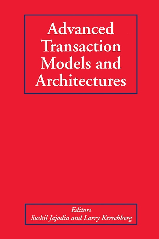 Front cover_Advanced Transaction Models and Architectures