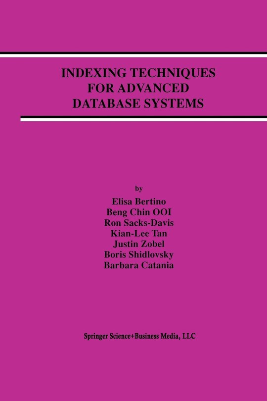 Couverture_Indexing Techniques for Advanced Database Systems
