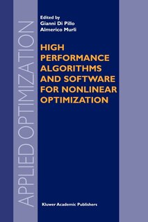 Couverture_High Performance Algorithms and Software for Nonlinear Optimization