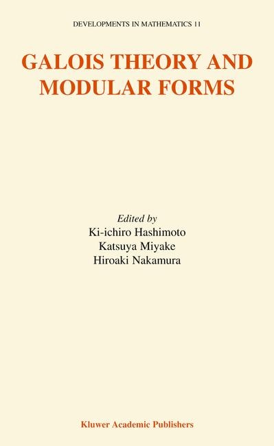 Front cover_Galois Theory and Modular Forms