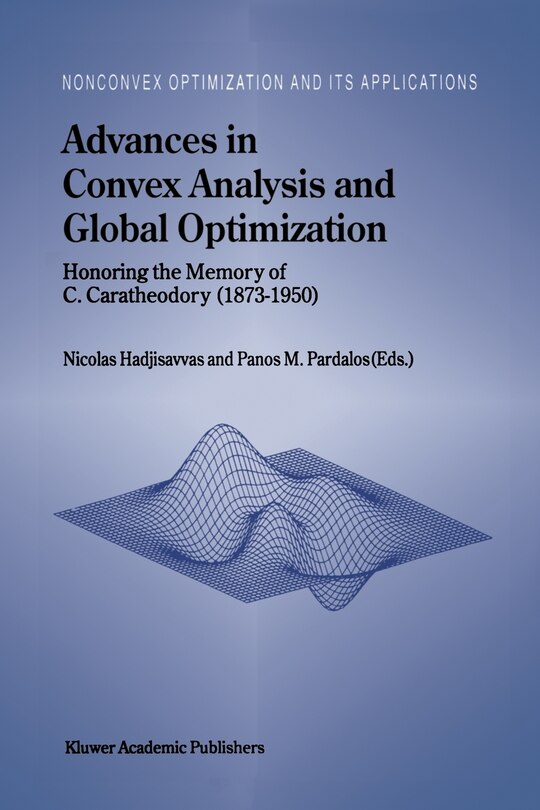 Front cover_Advances in Convex Analysis and Global Optimization