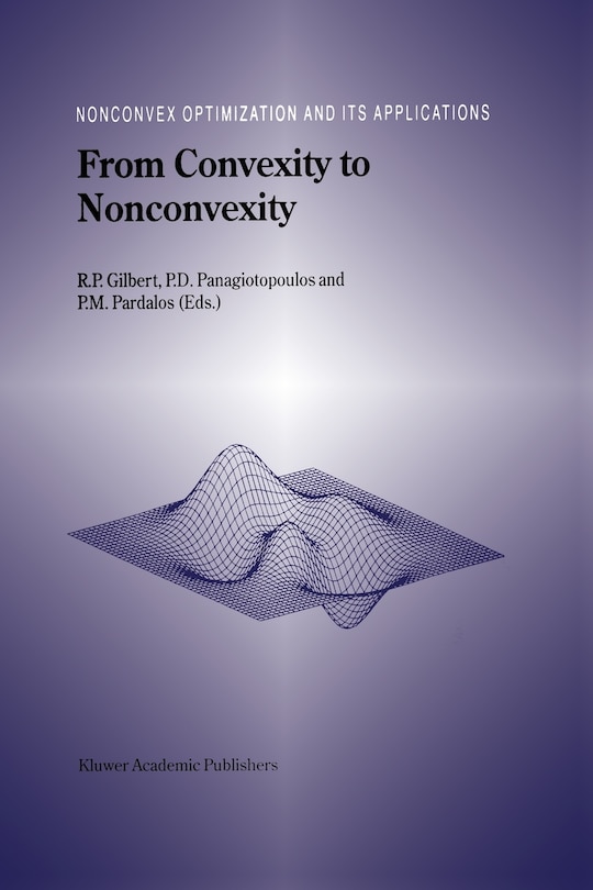 Front cover_From Convexity to Nonconvexity
