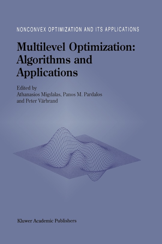 Front cover_Multilevel Optimization