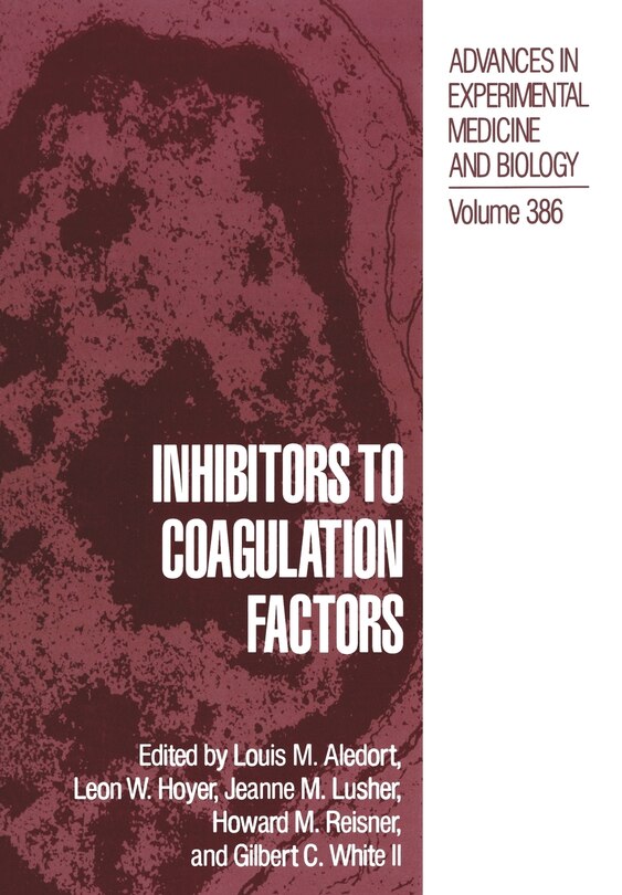 Couverture_Inhibitors to Coagulation Factors