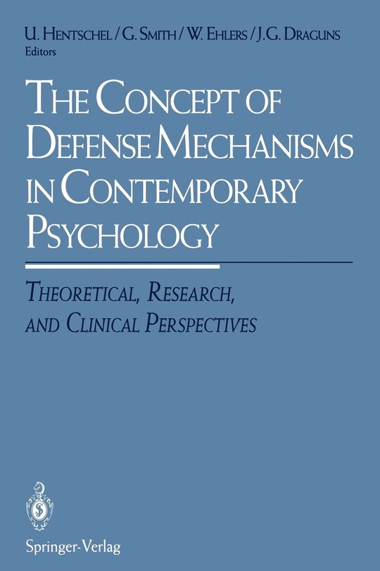 Front cover_The Concept of Defense Mechanisms in Contemporary Psychology