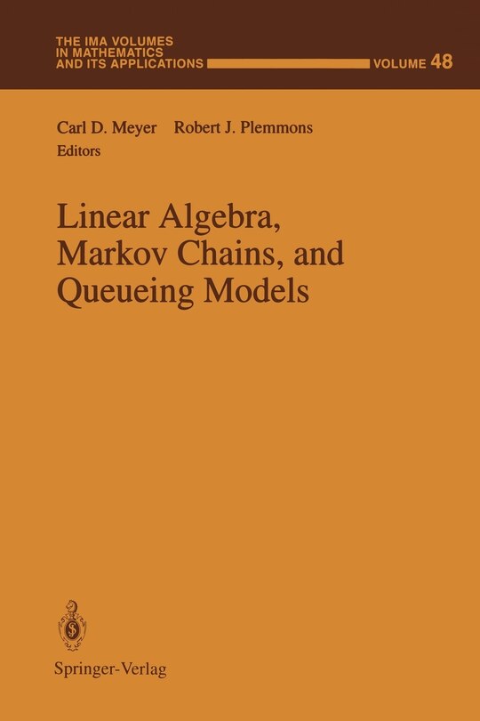 Couverture_Linear Algebra, Markov Chains, and Queueing Models