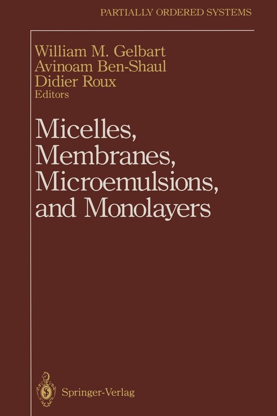 Front cover_Micelles, Membranes, Microemulsions, and Monolayers