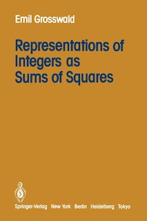 Front cover_Representations of Integers as Sums of Squares